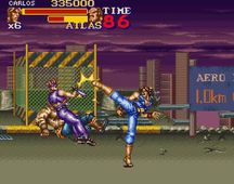 une photo d'Ã©cran de Final Fight 2 sur Nintendo Super Nes